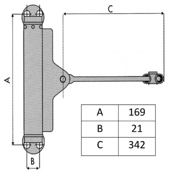Gatemaster SGC Spring Gate Closer With Adjustable Force